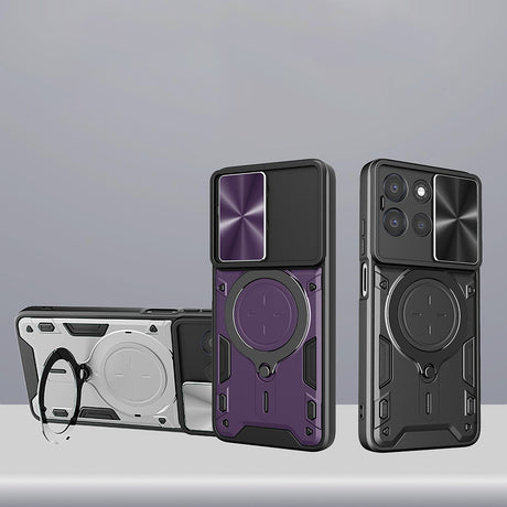 Husa de protectie Techsuit CamGuard Pro compatibil cu Oppo Reno16 / Reno16 Pro, Negru