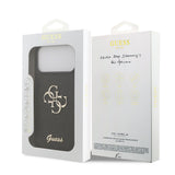 Husa de protectie Guess Glitter Big 4G compatibil cu iPhone 18 Pro Max, Negru