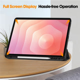 Husa de protectie tableta Techsuit Flex Trifold compatibil cu Samsung Galaxy Tab S12 Plus, Verde