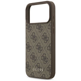 Husa de protectie Guess Hardcase 4G compatibil cu iPhone 18 Pro, Maro