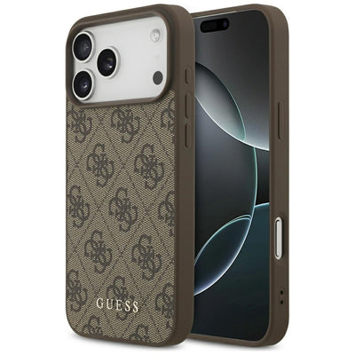 Husa de protectie Guess Hardcase 4G compatibil cu iPhone 18 Pro, Maro
