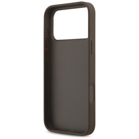 Husa de protectie Guess Hardcase 4G compatibil cu iPhone 18 Pro Max, Maro