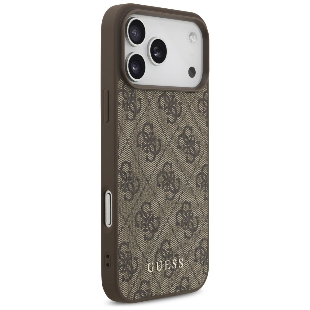 Husa de protectie Guess Hardcase 4G compatibil cu iPhone 18 Pro Max, Maro
