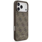 Husa de protectie Guess Hardcase 4G compatibil cu iPhone 18 Pro Max, Maro