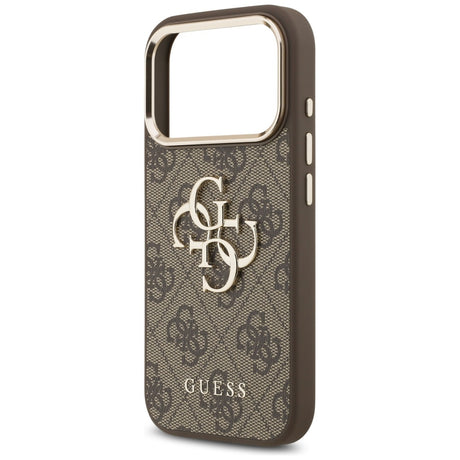 Husa de protectie Guess Hardcase 4G compatibil cu iPhone 18 Pro Max, Maro