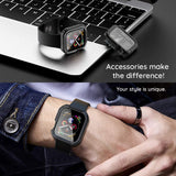 Folie de protectie smartwatch Lito Watch Armor 360 Case + Screen Protector compatibil cu Apple Watch 1 / 2 / 3 (42mm), Albastru