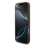 Husa de protectie Guess Hardcase 4G compatibil cu iPhone 18 Pro, Maro