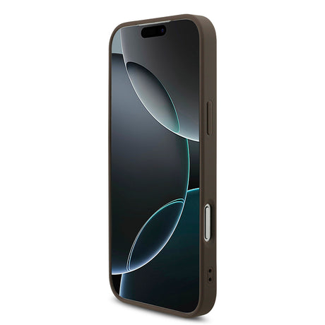 Husa de protectie Guess Hardcase 4G compatibil cu iPhone 18 Pro, Maro