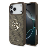 Husa de protectie Guess Hardcase 4G compatibil cu iPhone 18 Pro, Maro