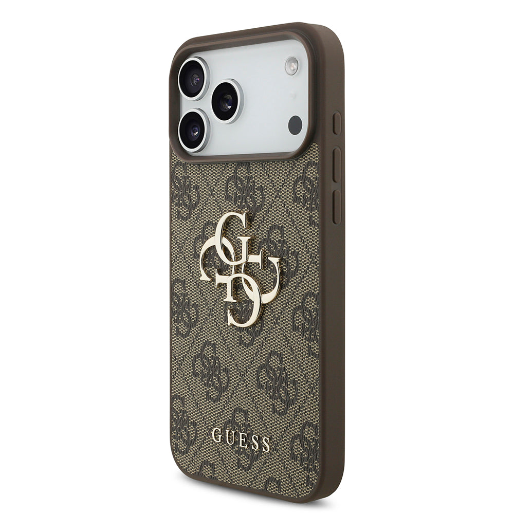 Husa de protectie Guess Hardcase 4G compatibil cu iPhone 18 Pro Max, Maro