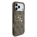 Husa de protectie Guess Hardcase 4G compatibil cu iPhone 18 Pro Max, Maro