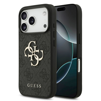 Husa de protectie Guess Hardcase 4G compatibil cu iPhone 18 Pro Max, Negru