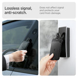 Carcasa Protectie pentru Card Acces Tesla (set 2) - Spigen Air Fit TO244 (ACP08794) - Carbon Black