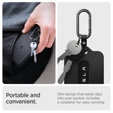 Carcasa Protectie pentru Card Acces Tesla (set 2) - Spigen Air Fit TO244 (ACP08794) - Carbon Black