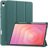 Husa de protectie tableta Techsuit Flex Trifold compatibil cu Samsung Galaxy Tab S12 Plus, Verde
