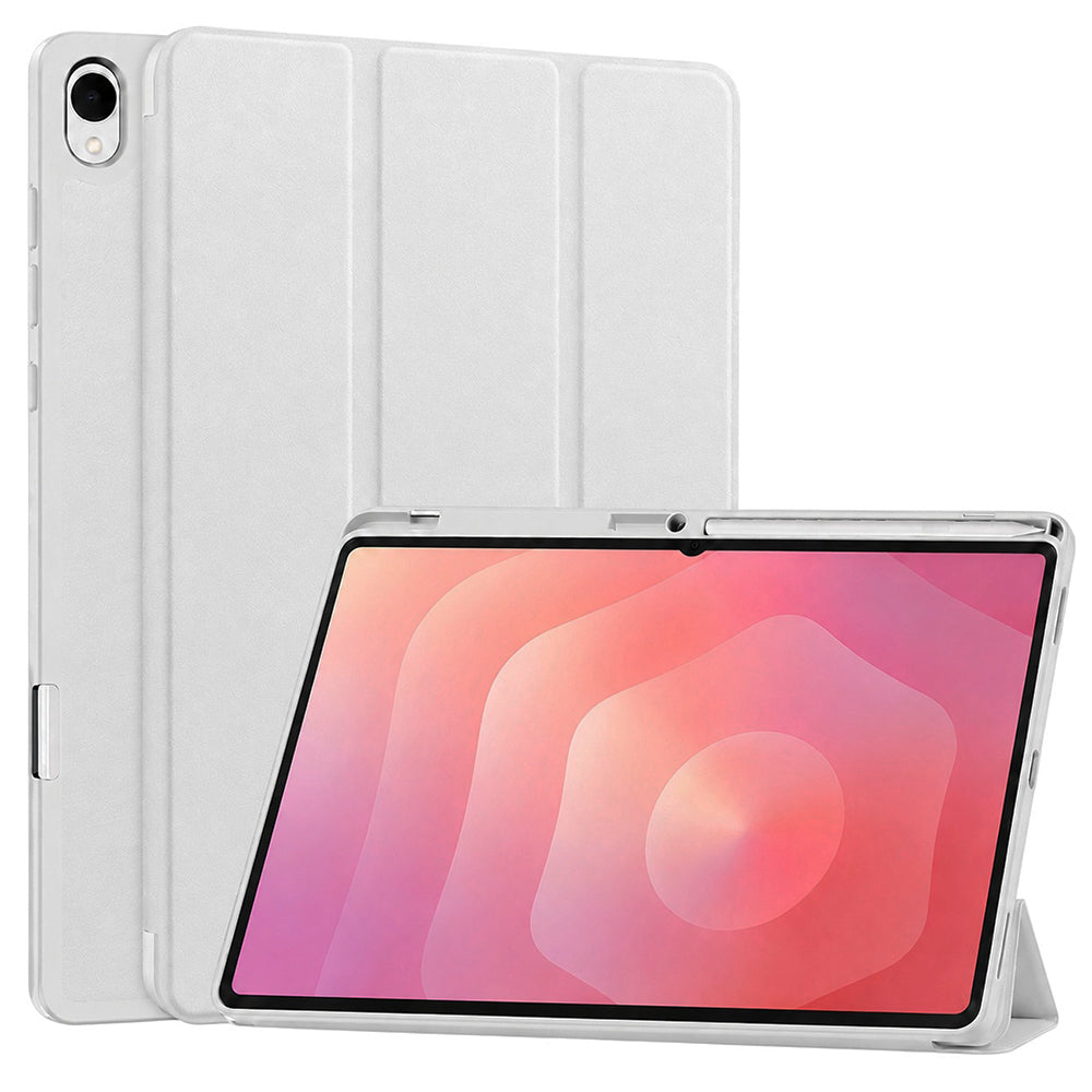 Husa de protectie tableta Techsuit Flex Trifold compatibil cu Samsung Galaxy Tab S12 Plus, Gri