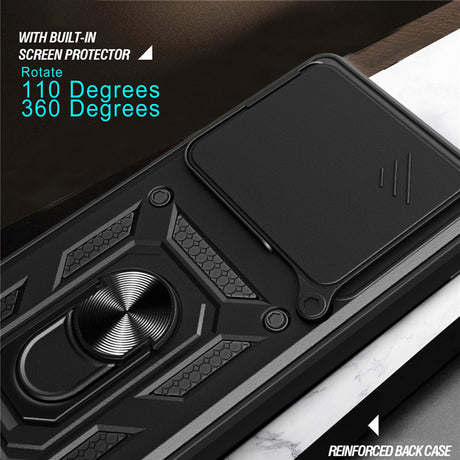 Husa de protectie Techsuit CamShield Series compatibil cu Motorola Edge 70 Max, Negru