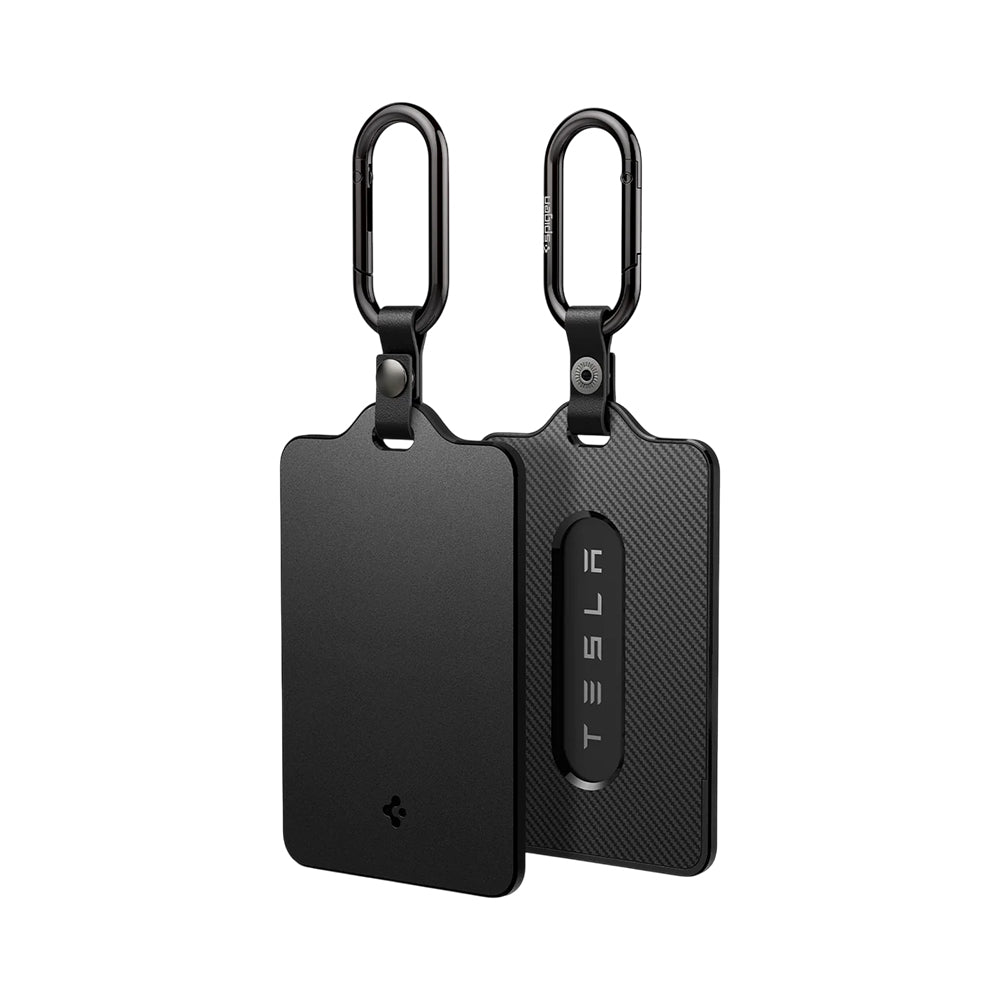 Carcasa Protectie pentru Card-Cheie Acces Tesla (Set 2) - Spigen Air Fit (ACP07175) - Black