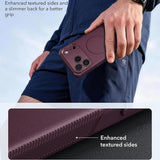 Husa de protectie ESR Cyber Halolock compatibil cu iPhone 18 Pro / iPhone 17 Pro, Bordo