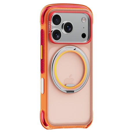 Husa de protectie Torras O3 Air Core compatibil cu iPhone 17 Pro Max / iPhone 18 Pro Max, Portocaliu