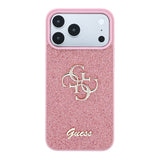 Husa de protectie Guess Glitter Series compatibil cu iPhone 18 Pro, Roz