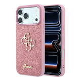 Husa de protectie Guess Glitter Series compatibil cu iPhone 18 Pro, Roz