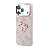 Husa de protectie Guess Hardcase 4G compatibil cu iPhone 18 Pro, Roz