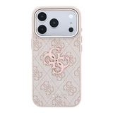 Husa de protectie Guess Hardcase 4G compatibil cu iPhone 18 Pro, Roz
