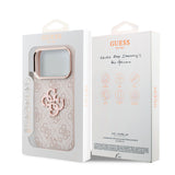 Husa de protectie Guess Hardcase 4G compatibil cu iPhone 18 Pro, Roz