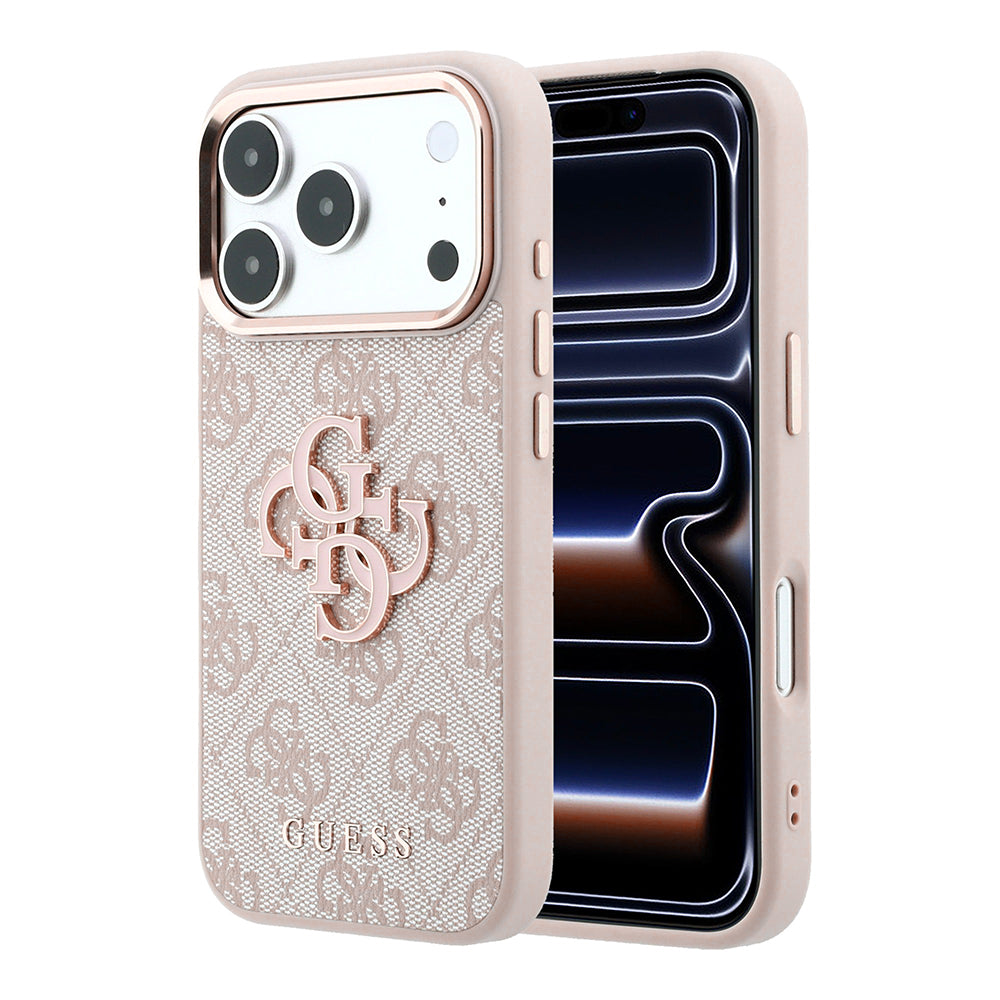 Husa de protectie Guess Hardcase 4G compatibil cu iPhone 18 Pro, Roz
