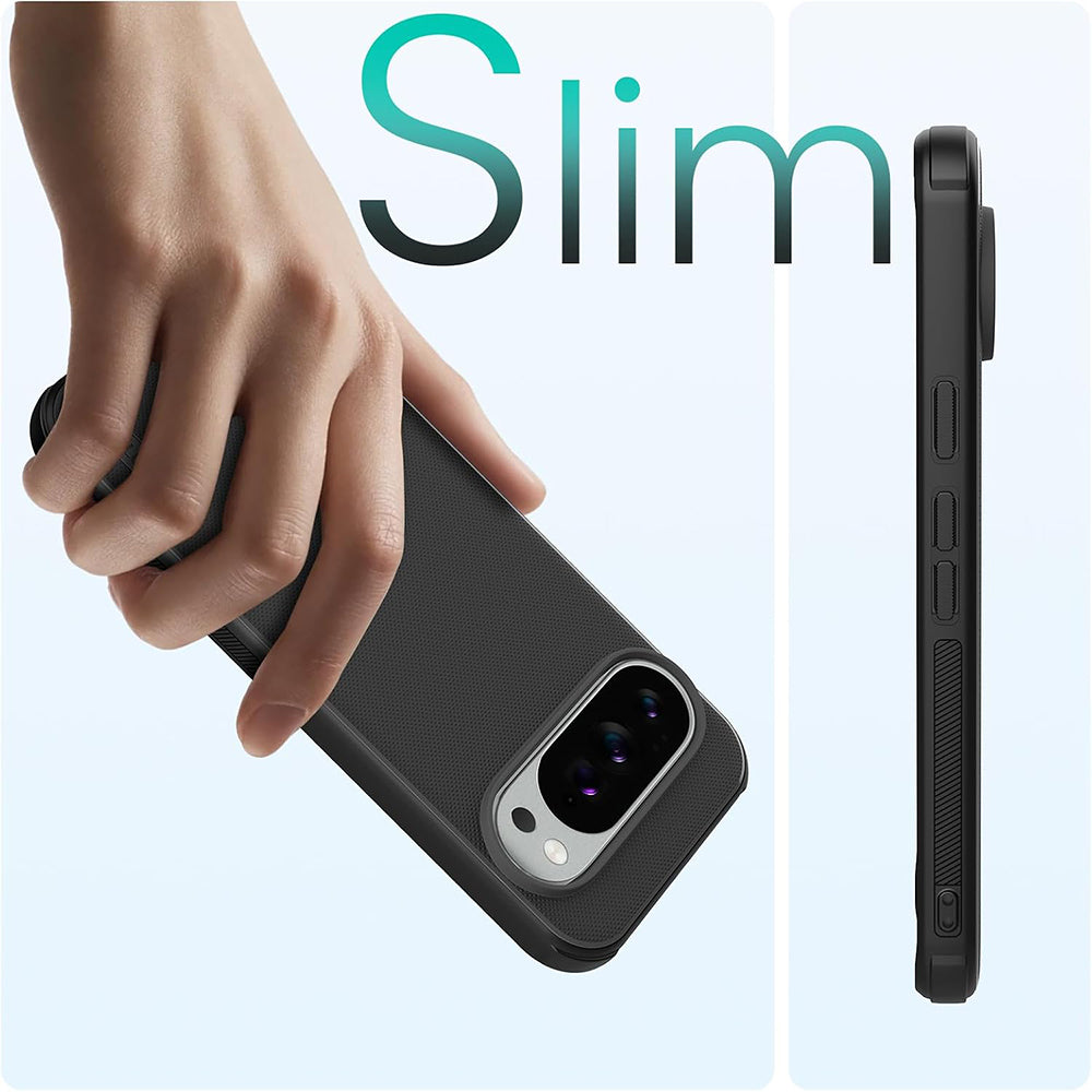 Husa de protectie Nillkin Super Frosted Shield Pro compatibil cu Google Pixel 10 Pro XL, Negru