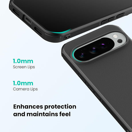 Husa de protectie Nillkin Super Frosted Shield Pro compatibil cu Google Pixel 10 Pro XL, Negru