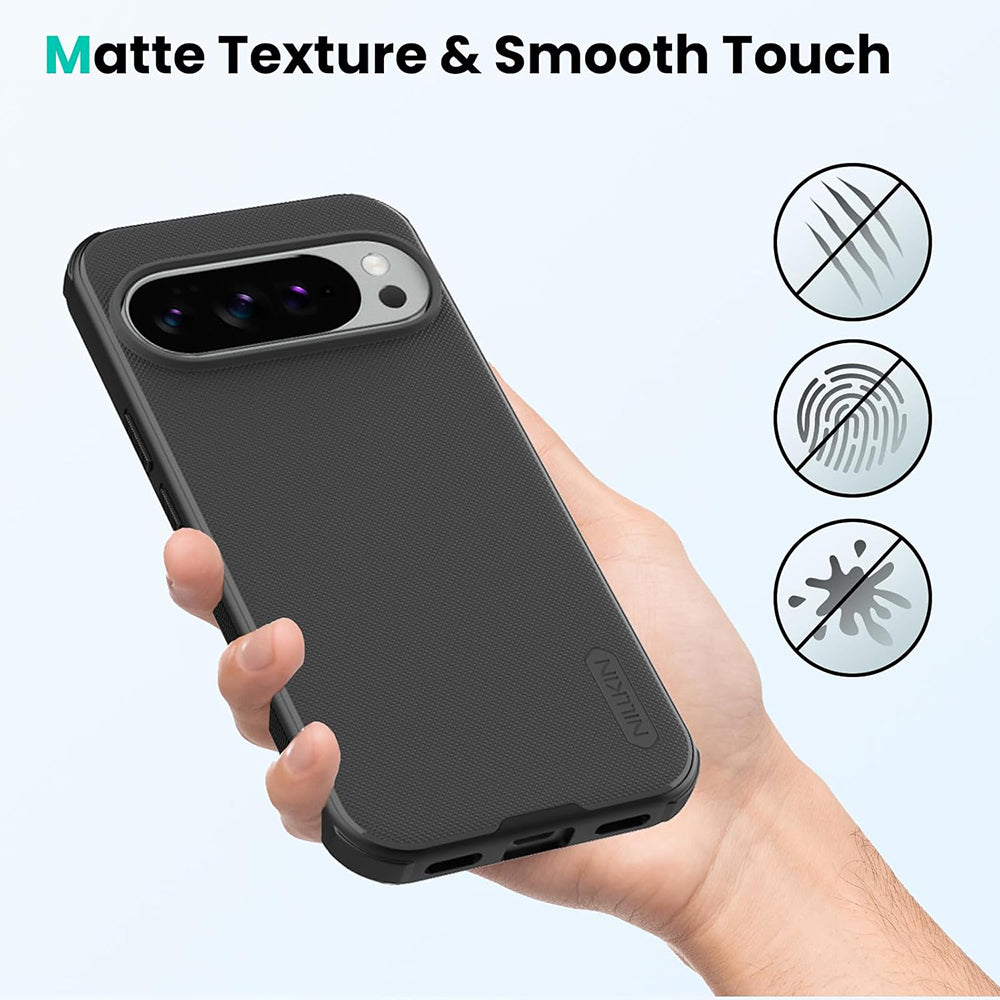 Husa de protectie Nillkin Super Frosted Shield Pro compatibil cu Google Pixel 10 Pro XL, Negru