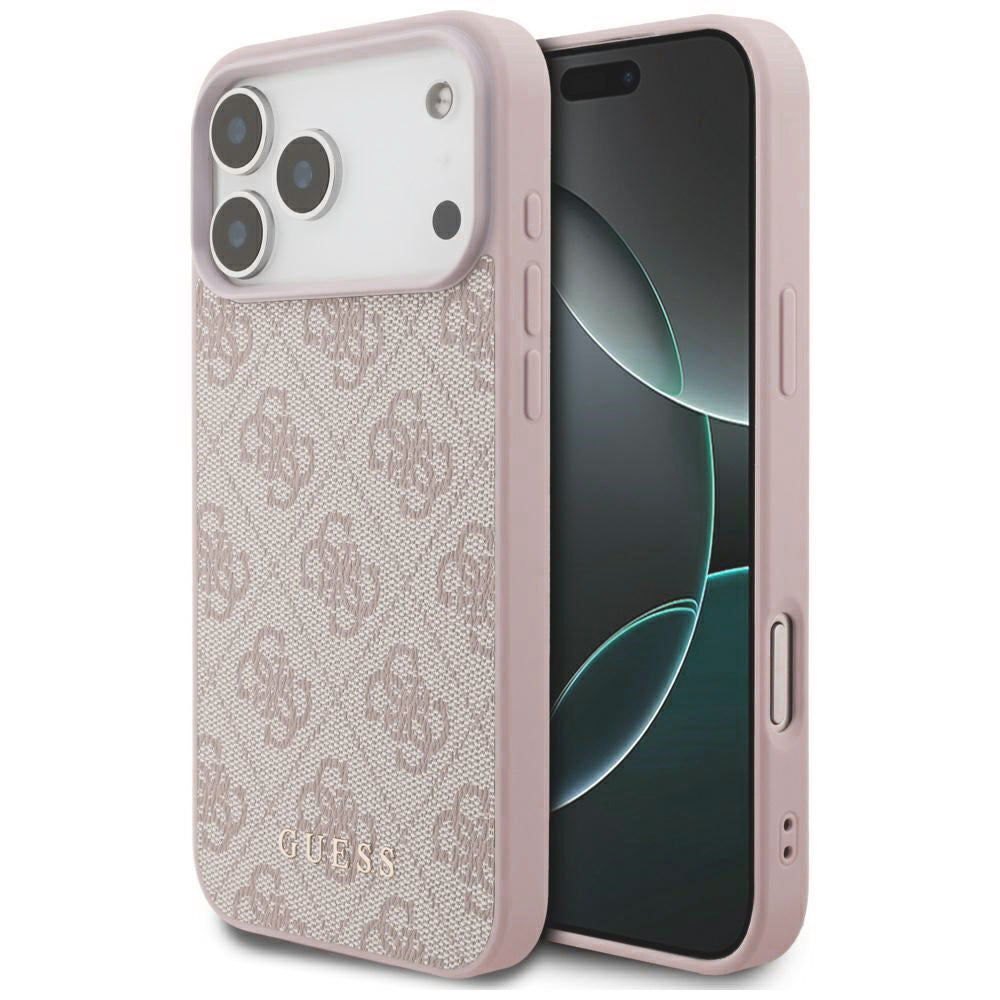 Husa de protectie Guess Hardcase 4G compatibil cu iPhone 18 Pro, Roz