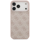Husa de protectie Guess Hardcase 4G compatibil cu iPhone 18 Pro Max, Roz