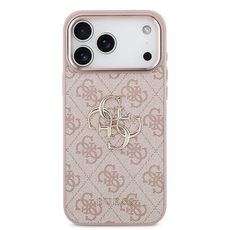 Husa de protectie Guess Hardcase 4G compatibil cu iPhone 18 Pro Max, Roz