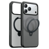 Husa de protectie Torras Ostand Spin Series compatibil cu iPhone 18 Pro Max / iPhone 17 Pro Max, Negru