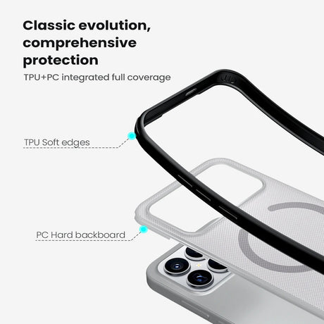 Husa de protectie Nillkin Super Frosted Shield Pro Magnetic compatibil cu Xiaomi Poco F8 Ultra, Negru Transparent