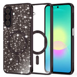 Husa de protectie Techsuit Luxury Glitter MagSafe compatibil cu Samsung Galaxy A27 5G, Negru