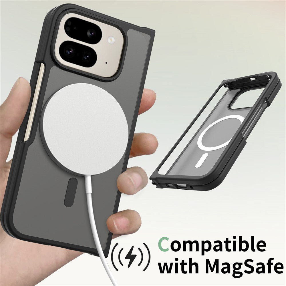 Husa de protectie Techsuit PureFrost MagSafe compatibil cu Google Pixel 11 Pro Fold, Negru