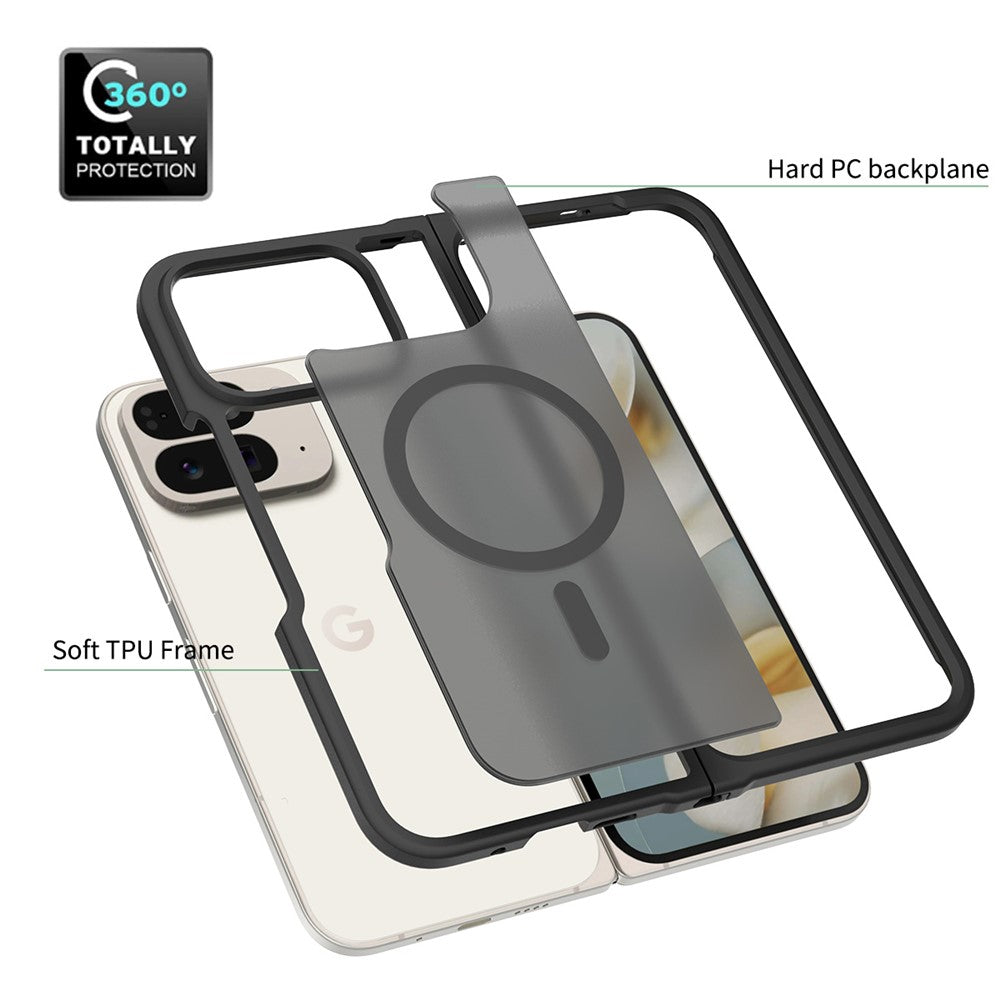 Husa de protectie Techsuit PureFrost MagSafe compatibil cu Google Pixel 11 Pro Fold, Negru