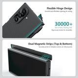 Husa de protectie Nillkin Super Frosted Shield Fold compatibil cu Samsung Galaxy Z Fold8 Ultra, Negru