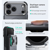 Husa de protectie ESR Cyber Armor compatibil cu iPhone 17 Pro / iPhone 18 Pro, Gri