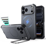 Husa de protectie ESR Cyber Armor compatibil cu iPhone 18 Pro Max / iPhone 17 Pro Max, Gri