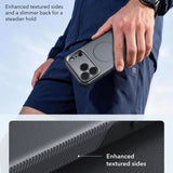 Husa de protectie ESR Cyber Armor compatibil cu iPhone 18 Pro Max / iPhone 17 Pro Max, Gri