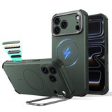 Husa de protectie ESR Cyber Armor compatibil cu iPhone 17 Pro / iPhone 18 Pro, Verde