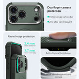 Husa de protectie ESR Cyber Armor compatibil cu iPhone 18 Pro Max / iPhone 17 Pro Max, Verde