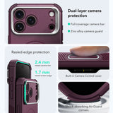 Husa de protectie ESR Cyber Armor compatibil cu iPhone 17 Pro / iPhone 18 Pro, Bordo