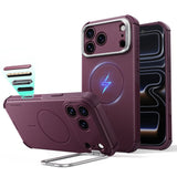 Husa de protectie ESR Cyber Armor compatibil cu iPhone 17 Pro / iPhone 18 Pro, Bordo