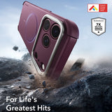 Husa de protectie ESR Cyber Armor compatibil cu iPhone 17 Pro Max / iPhone 18 Pro Max, Bordo